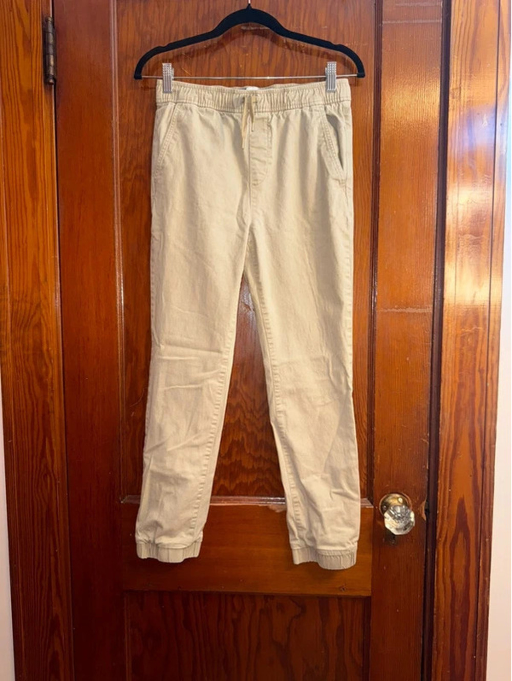 Old Navy Boys Built-In Flex Twill Jogger Pants XL 14–16 Khaki